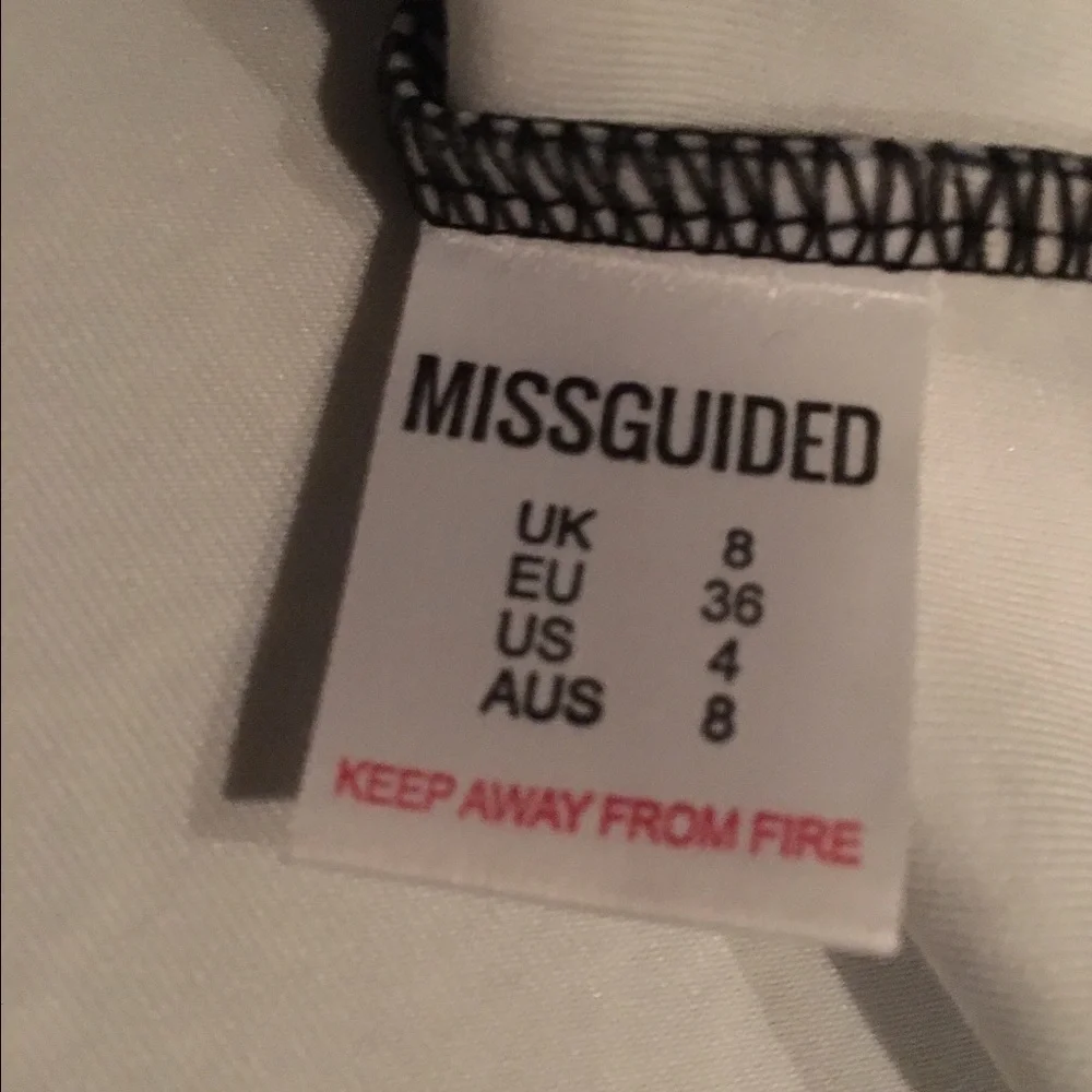 Misguided indigo Porcelain Shift dress